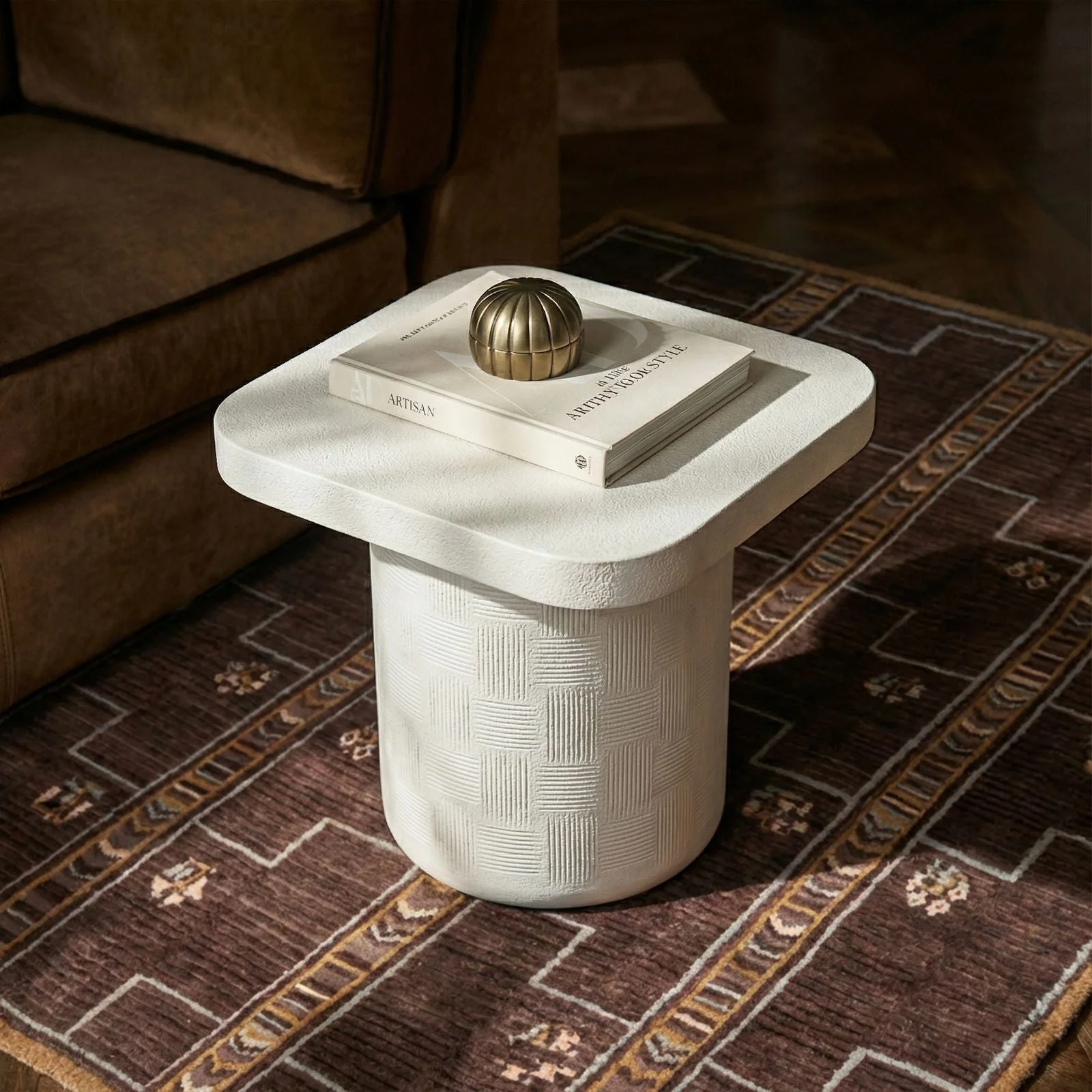 Indoor/Outdoor Concrete Side Table