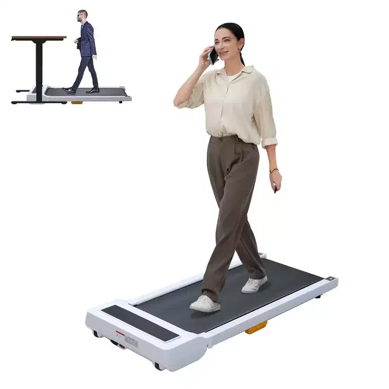 NAYSAYE Treadmill with Compact Design Supports 275lbs Capacity for Home Office Fitness, White, 47.2*20.9*4.9